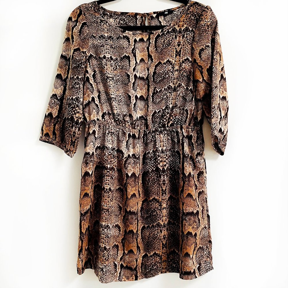 Snakeskin Tunic Dress - H&M